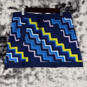 Missoni For Target Skirt Womens Size Small Geometric Mini Drawstring‎ Rayon